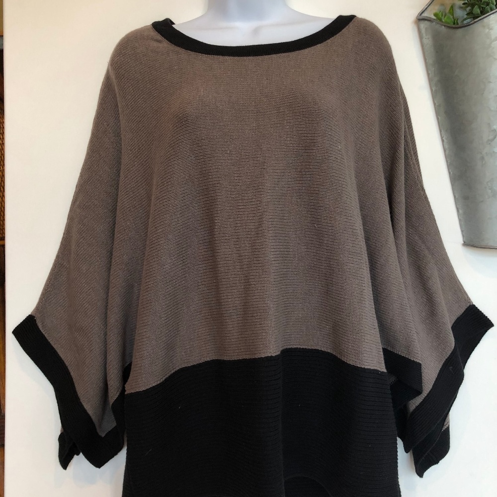 Alfani Kimono Sleeve Colorblock Sweater